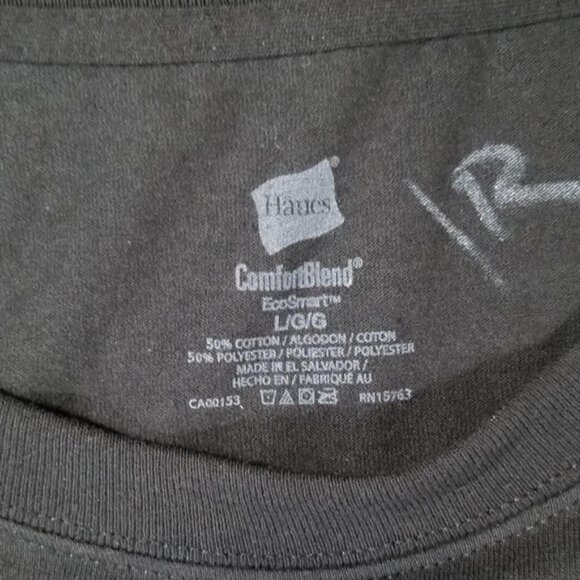 Rod Stewart & Santana 2014 Tour T-Shirt Size L Back Splash Black - Picture 4 of 4